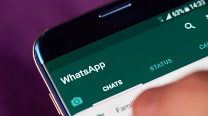 Pantalla de inicio del menú de WhatsApp
